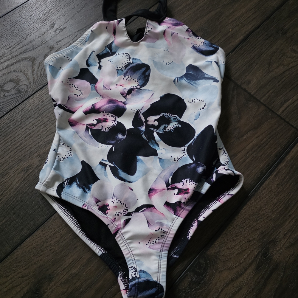 Floral Kids Dance Leotard